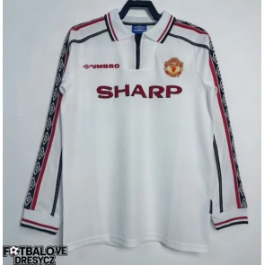 Manchester United 1998 Retro Venkovní Dres Dlouhý Rukáv